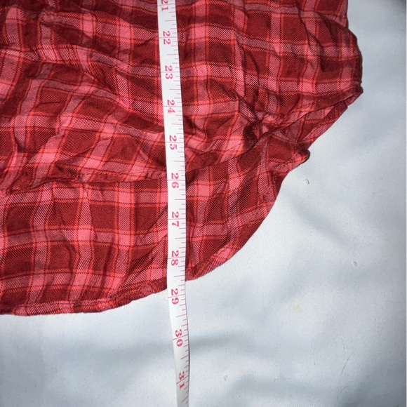 Terra & Sky Plus Flowy Top Button Down Plaid Shirt Size 1X New w Box - Picture 6 of 6